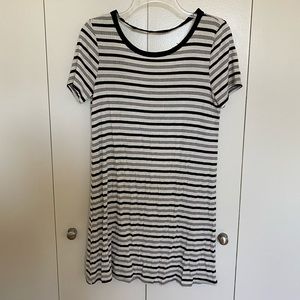 Mini dress with exposed back